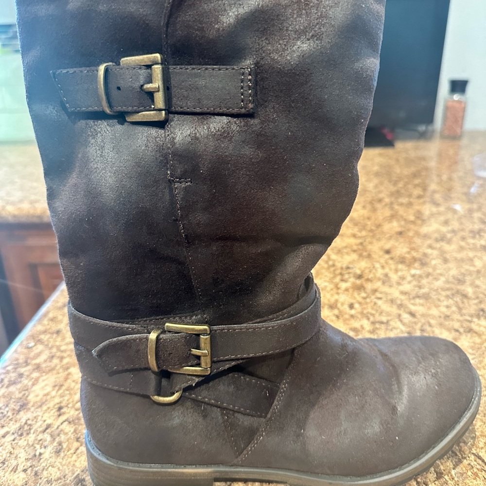 Ruff Hewn Dark Brown Women's Winter Boots